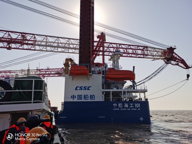 33 中船海工101大連莊河海上風電安裝項目 (1)